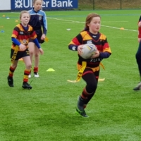 Lansdowne girls rugby versus Clontarf girls rugby