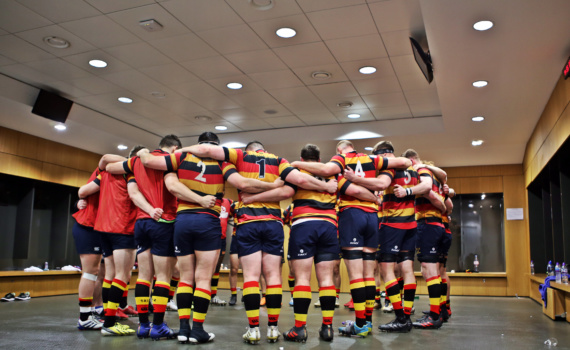 Lansdowne 1st XV AIL Champions Dressing Room Before The Game