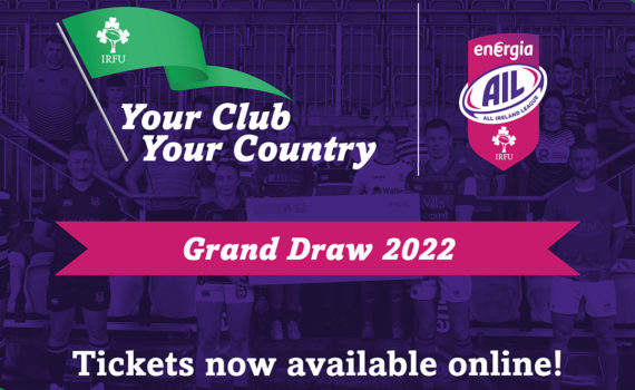 2022 YOUR CLUB YOUR COUNTRY DRAW €200 BUNDLE – 20 TICKETS